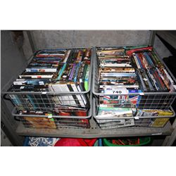 SHELF LOT OF ASSORTED DVD MOVIES