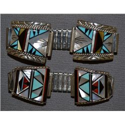 TWO SILVER MENS WATCH TIPS