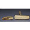 Image 3 : TWO ESKIMO IVORY ITEMS