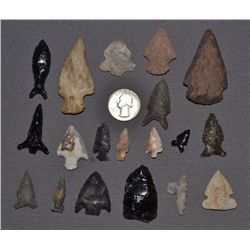 APROX EIGHTEEN ARROWHEADS