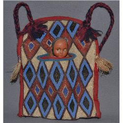 PLAINS INDIAN BEADED DOLL POUCH