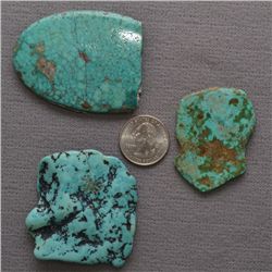 THREE TURQUOISE STONES