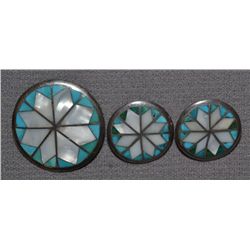 ZUNI PIN AND EARRINGS