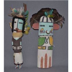 TWO HOPI KACHINAS