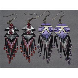 TWO PAIR OF PUEBLO EARRINGS