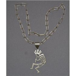NAVAJO SILVER NECKLACE