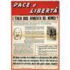 Image 1 : ITALIAN POLITICAL ADVERTISING POSTER - LOT OF 79 POSTERS OF DI "PACE E LIBERTÀ" …
