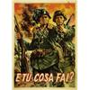 Image 1 : ITALIAN POLITICAL ADVERTISING POSTER - E TU COSA FAI?…