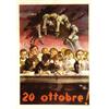 Image 1 : ITALIAN POLITICAL ADVERTISING POSTER - 20 OTTOBRE!…