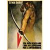Image 1 : ITALIAN POLITICAL ADVERTISING POSTER - TENER DURO! STA PER SCOCCARE ...…