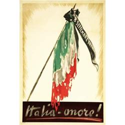 ITALIAN POLITICAL ADVERTISING POSTER - ITALIA - ONORE…