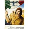 Image 1 : ITALIAN POLITICAL ADVERTISING POSTER - DONNE D'ITALIA! ASCOLTATE LA VOCE DELLA PATRIA!…