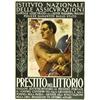 Image 1 : LOANS ADVERTISING POSTER - PRESTITO DEL LITTORIO…