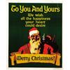 Image 1 : AMERICAN PROPAGANDA POSTER - TO YOU AND YOURS MERRY CHRISTMAS…