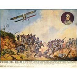 ADVERTISING AVIATION POSTER - L'EROE DEL CIELO (FRANCESCO BARACCA)…