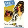 Image 1 : ADVERTISING AVIATION POSTER - LOTTO DI N. 4 LOCANDINE PER LA COMPAGNIA IBERIA…