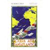Image 1 : ADVERTISING AVIATION POSTER - (CROCIERA AEREA TRANSATLANTICA)…