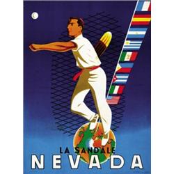 ADVERTISING SPORT POSTER - LA SANDALE NEVADA…