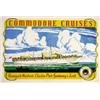 Image 1 : ADVERTISING NAVIGATION POSTER - COMMODORE CRUISES…