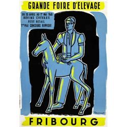 HORSE ADVERTISING POSTER - GRANDE FOIRE D'ELEVAGE…