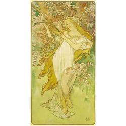 ADVERTISING POSTER A. MUCHA - (LE PRINTEMPS)…