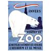 Image 1 : ADVERTISING TOURISM POSTER - LOTTO DI N. 2 MANIFESTI PER LO ZOO DI ANVERS…