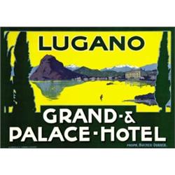 ADVERTISING TOURISM POSTER - LUGANO…