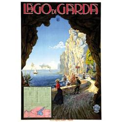 ADVERTISING TOURISM POSTER - LAGO DI GARDA…