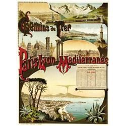 ADVERTISING TOURISM POSTER - CHEMINS DE FER…