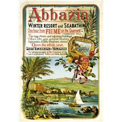 ADVERTISING TOURISM POSTER - ABBAZIA…