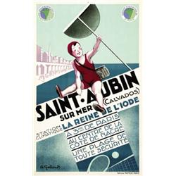 ADVERTISING TOURISM POSTER - SAINT AUBIN…