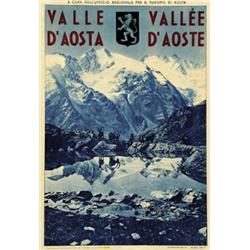 ADVERTISING TOURISM POSTER - VALLE D'AOSTA…