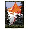 Image 1 : ADVERTISING TOURISM POSTER - LA CHAINE DU MONT BLANC…