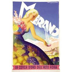 ADVERTISING TOURISM POSTER - MERANO…