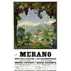 Image 1 : ADVERTISING TOURISM POSTER - MERANO…