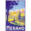 Image 1 : ADVERTISING TOURISM POSTER - MERANO…