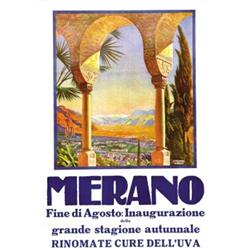 ADVERTISING TOURISM POSTER - MERANO…