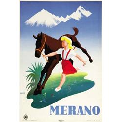 ADVERTISING TOURISM POSTER - MERANO…