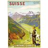 Image 1 : ADVERTISING TOURISM POSTER - SUISSE…