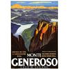 Image 1 : ADVERTISING TOURISM POSTER - MONTE GENEROSO…