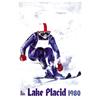 Image 1 : ADVERTISING WINTER SPORT POSTER - LAKE PLACID 1980…
