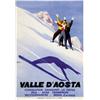 Image 1 : ADVERTISING WINTER SPORT POSTER - VALLE D'AOSTA…