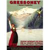 Image 1 : ADVERTISING WINTER SPORT POSTER - GRESSONEY…