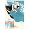 Image 1 : ADVERTISING WINTER SPORT POSTER - CAMPIONATI ITALIANI ASSOLUTI DI SCI…