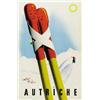 Image 1 : ADVERTISING WINTER SPORT POSTER - AUTRICHE…