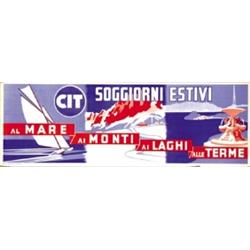 ADVERTISING TOURISM POSTER - LOTTO DI N. 2 LOCANDINE CIT…
