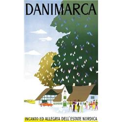 ADVERTISING TOURISM POSTER - DANIMARCA…