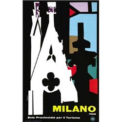 ADVERTISING TOURISM POSTER - MILANO…
