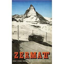ADVERTISING TOURISM POSTER - ZERMAT…