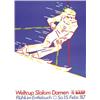 Image 1 : ADVERTISING TOURISM POSTER - WELTCUP SLALOM DAMEN, FLUHLI IM ENTLEBUCH…